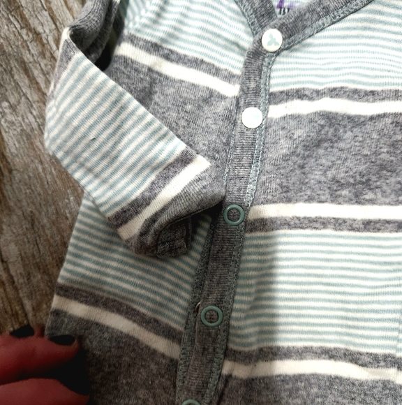 PREEMIE SLEEPER EUC+ Burt's Bee's Baby Only worn by Reborn Doll - Picture 6 of 7